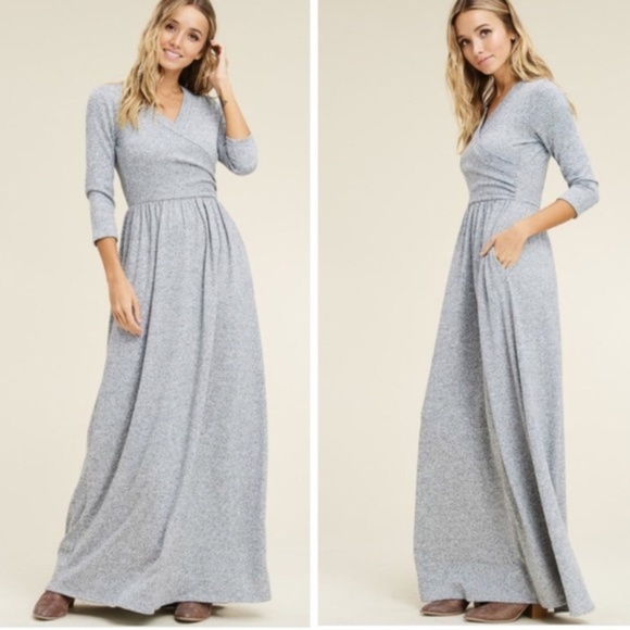 ❤️LAST ONE❤️ Sweater Maxi dress - Picture 6 of 8